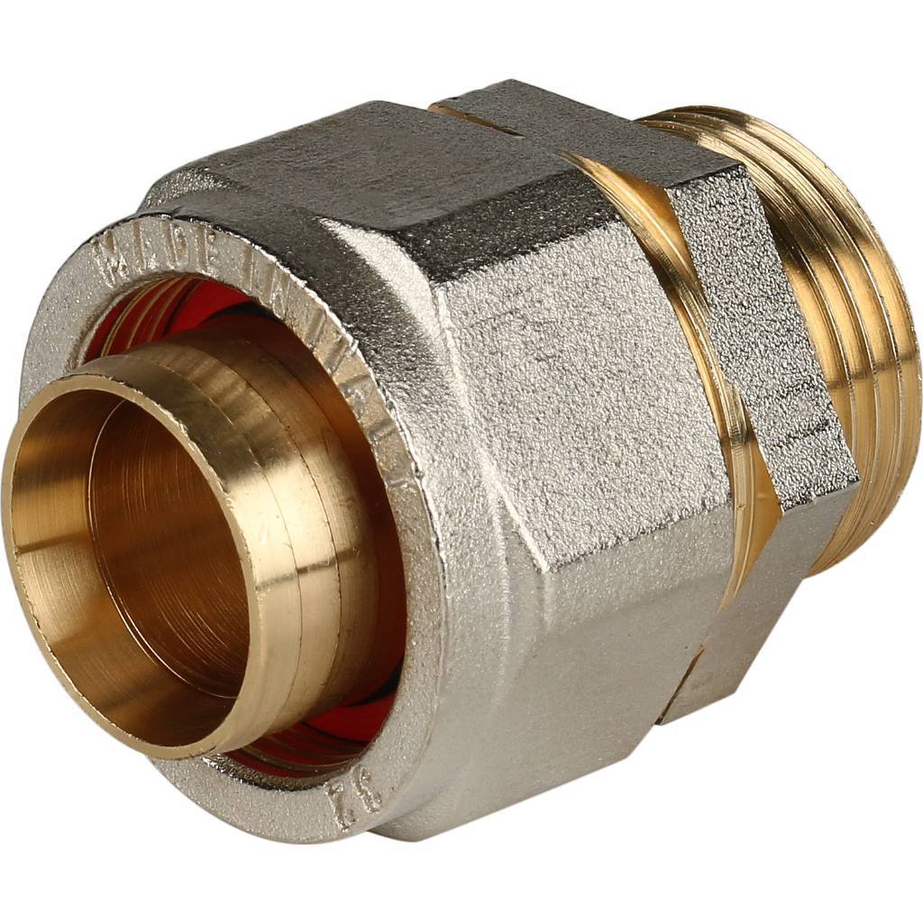 Переходник с наружной резьбой 1"х32 STOUT для металлопластиковых труб