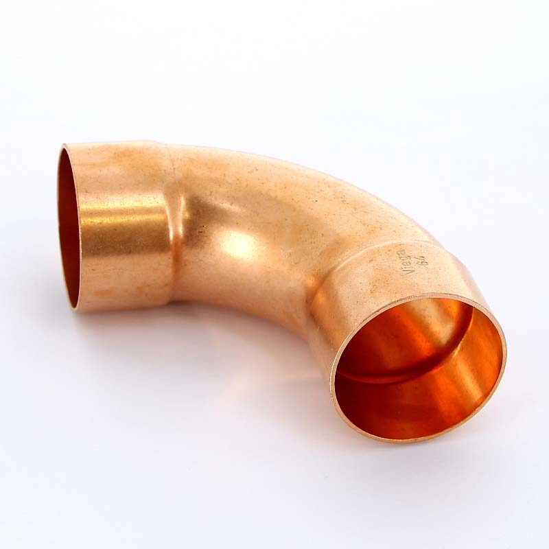 Отвод двухраструбный 90° VIEGA пайка 64 мм медный