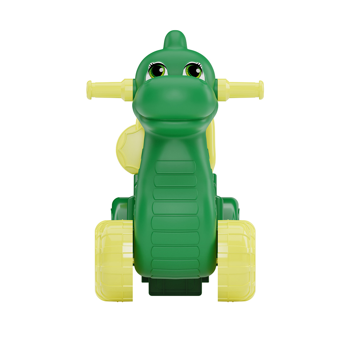 Каталка детская "дракон" (зеленая) (1/2) "альтернатива" м3897