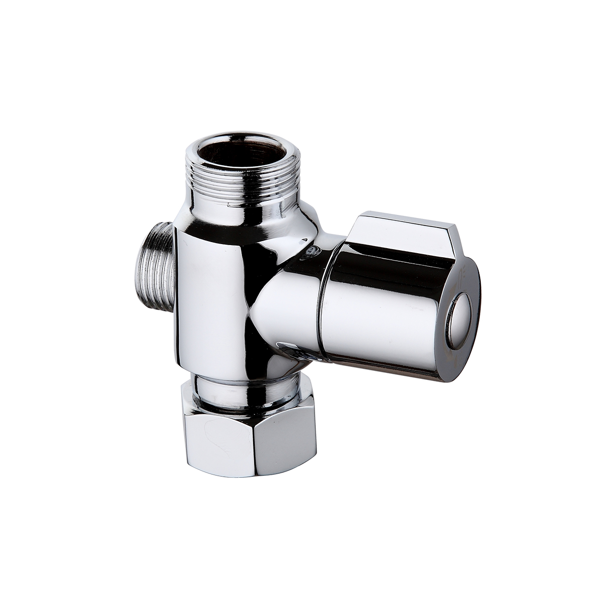 Дивертор (переключатель душа) fbbb, хром (1/10/50) "frap"