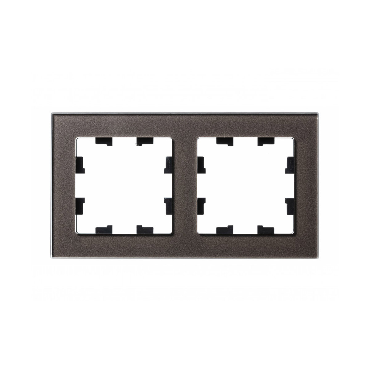 Рамка "atlasdesign nature" 2-х местн. универс., стекло, мокко (1/8/16) "schneider"