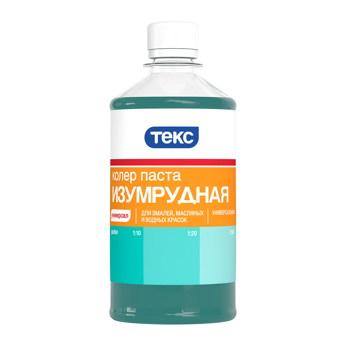 Паста колер. универс. № 05  изумрудная  0,5 л (12) текс