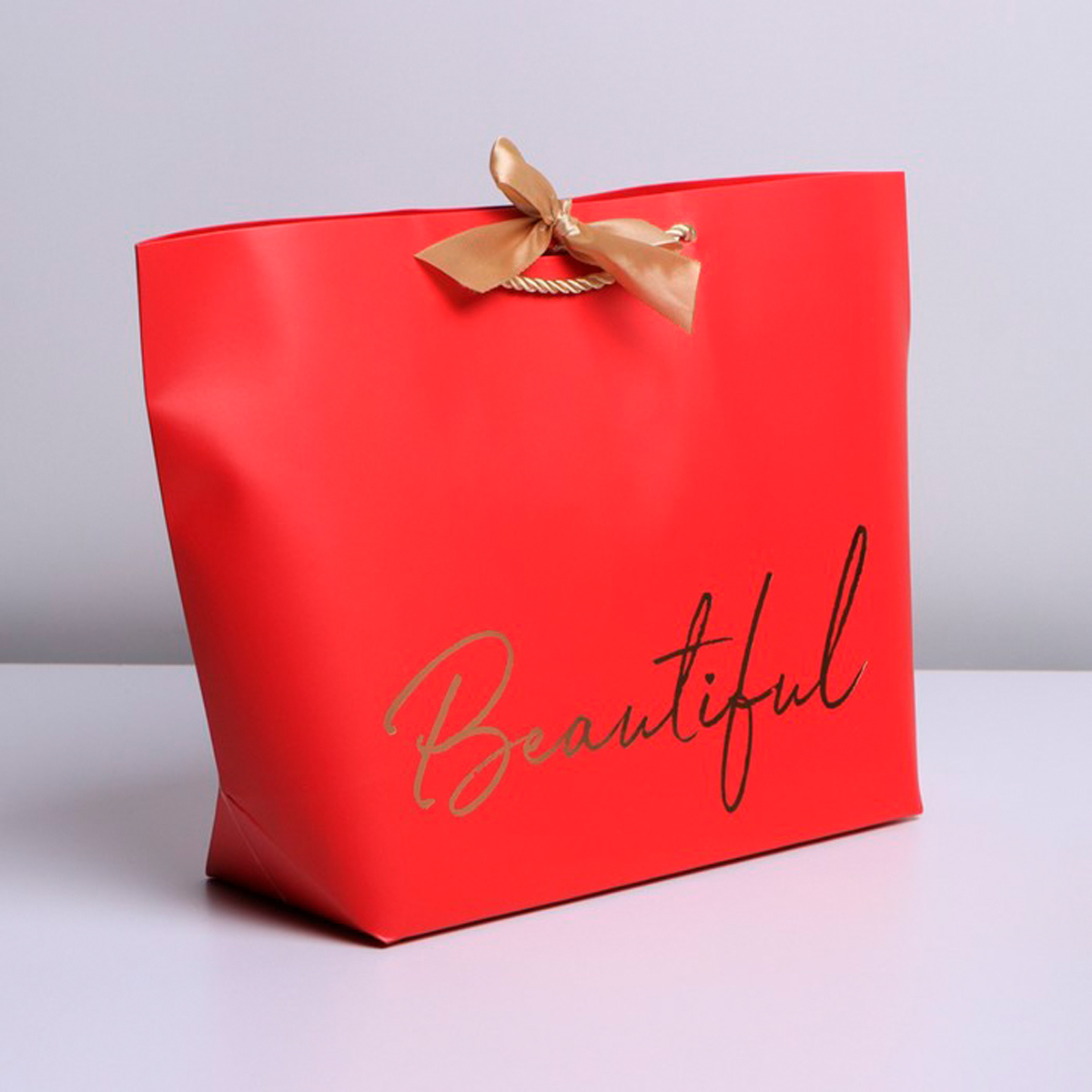 Пакет подарочный "beautiful" 37*25*11 см (1/130) "дарите счастье" 4785010
