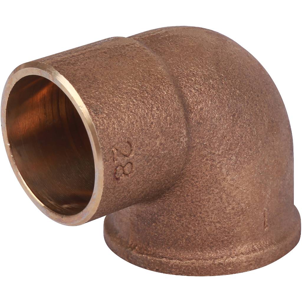 Угол переходной 28x1" (ВР) SANHA под пайку бронзовый 14090281