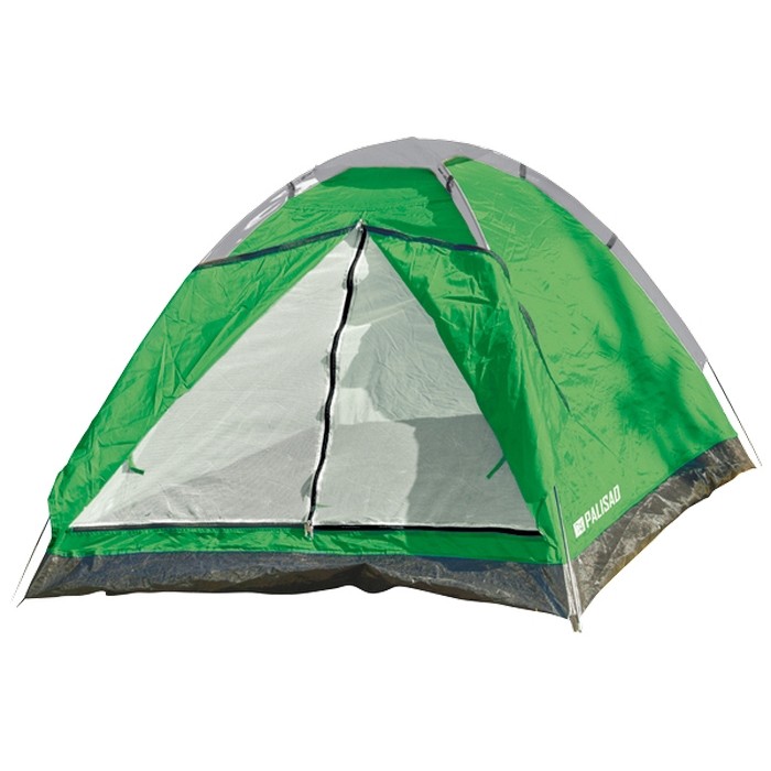 Палатка однослойная двух местная, 200 х 140 х 115 см, Camping Palisad (69523)