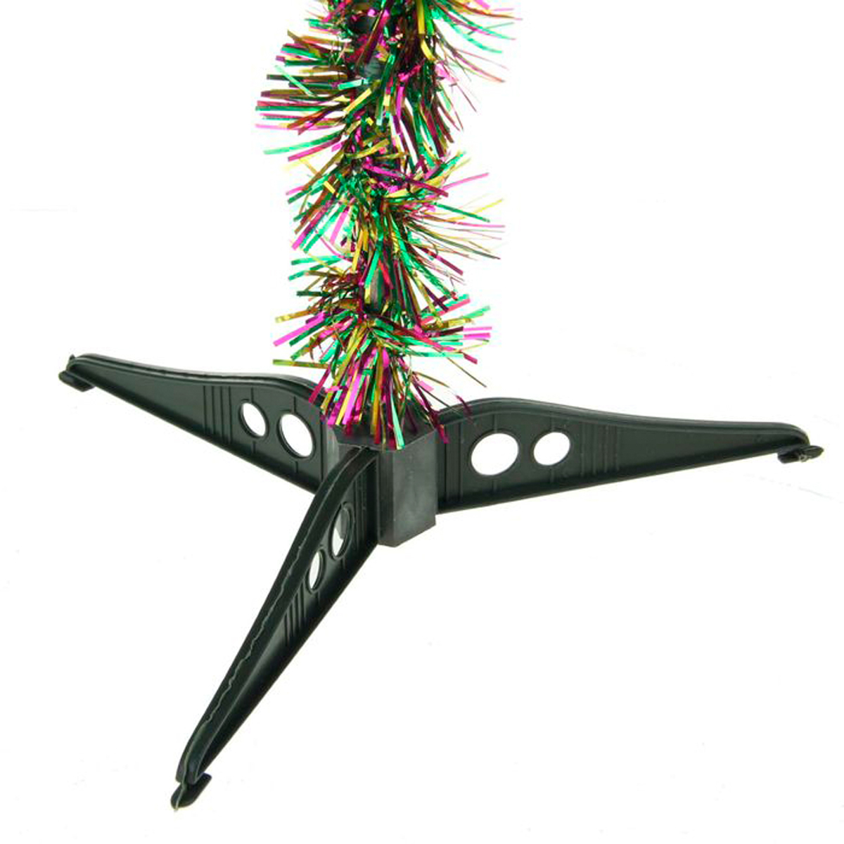 Ель декор. "радуга" 60 см, 60 веток (зеленая с красным) "зимнее волшебство" 703646