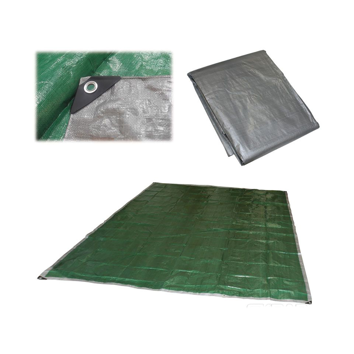 Тент  5*6 м (100 г/м2) универсальный защитный (1/6)  "ecos"