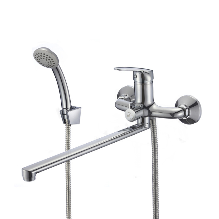 Смеситель для ванн  simp  длинный излив (1/8) "milardo" simsb02m10