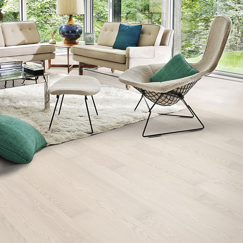 Паркетная доска Kahrs Original Коллекция Люкс Ясень Воздух ультраматовый лак однополосный ORIGINAL ASH AIR 1S