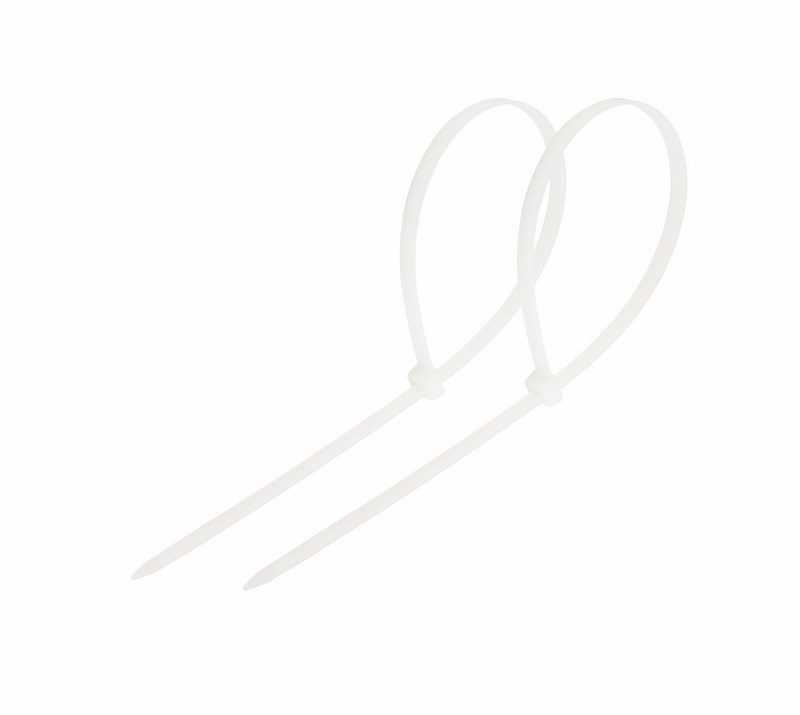 Хомуты нейлон 3,6 х 150 мм (набор 100 шт.), белые (1/10/200) "rexant" 07-0150-4