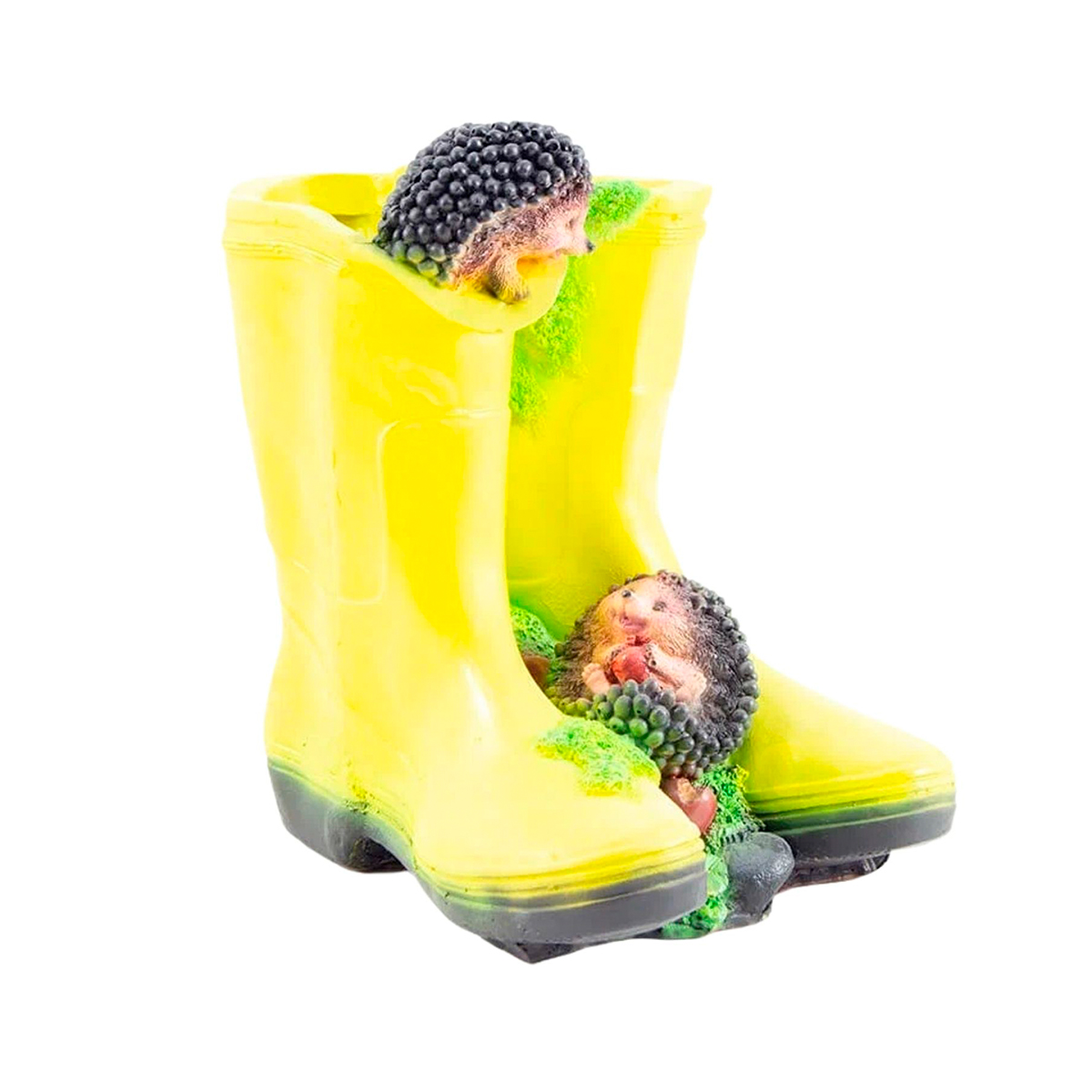 Фигурка садовая "сапоги с ежиками" кашпо (1/10) "сказка" jnk057