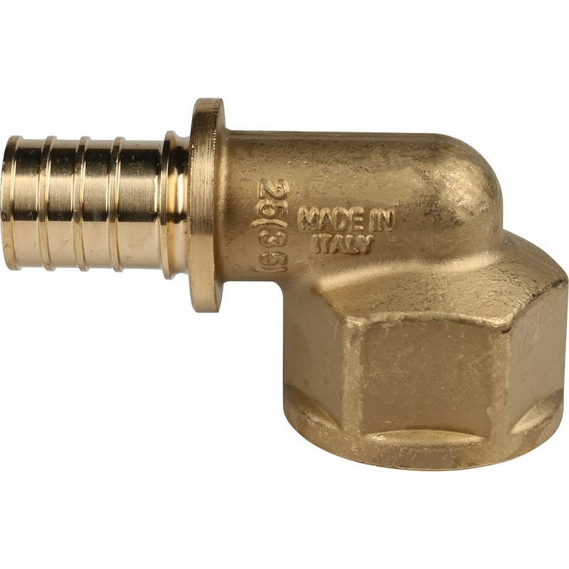 Угол переходной 25 x 1" ВР аксиальный для труб PE-X STOUT