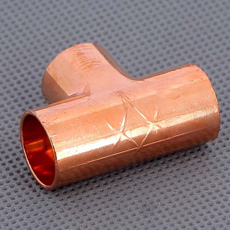 Тройник равнопроходной VIEGA под пайку 15 мм медный