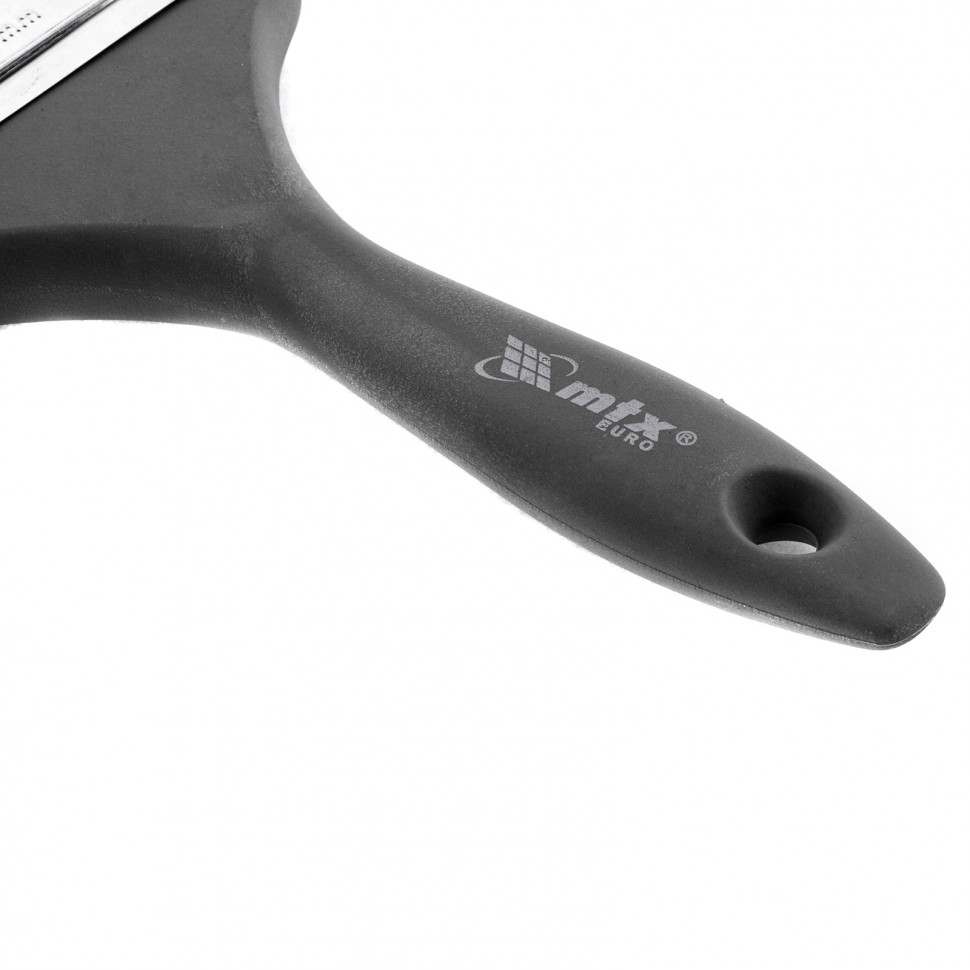 Кисть плоская "Евро" 4", натуральная щетина, пластмассовая ручка MTX (83067)