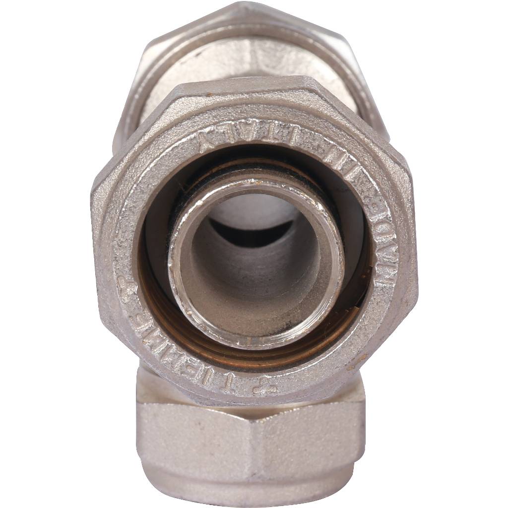 Тройник редукционный 26 x 20 x 26 под обжим TIEMME для металлопластиковых труб