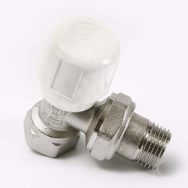 Вентиль ручной угловой 1/2" ВН с разъемным соединением UNI-FITT 2,51 Kvs