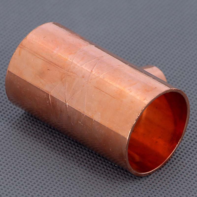 Тройник переходной под пайку 35 х 15 х 35 мм VIEGA медный