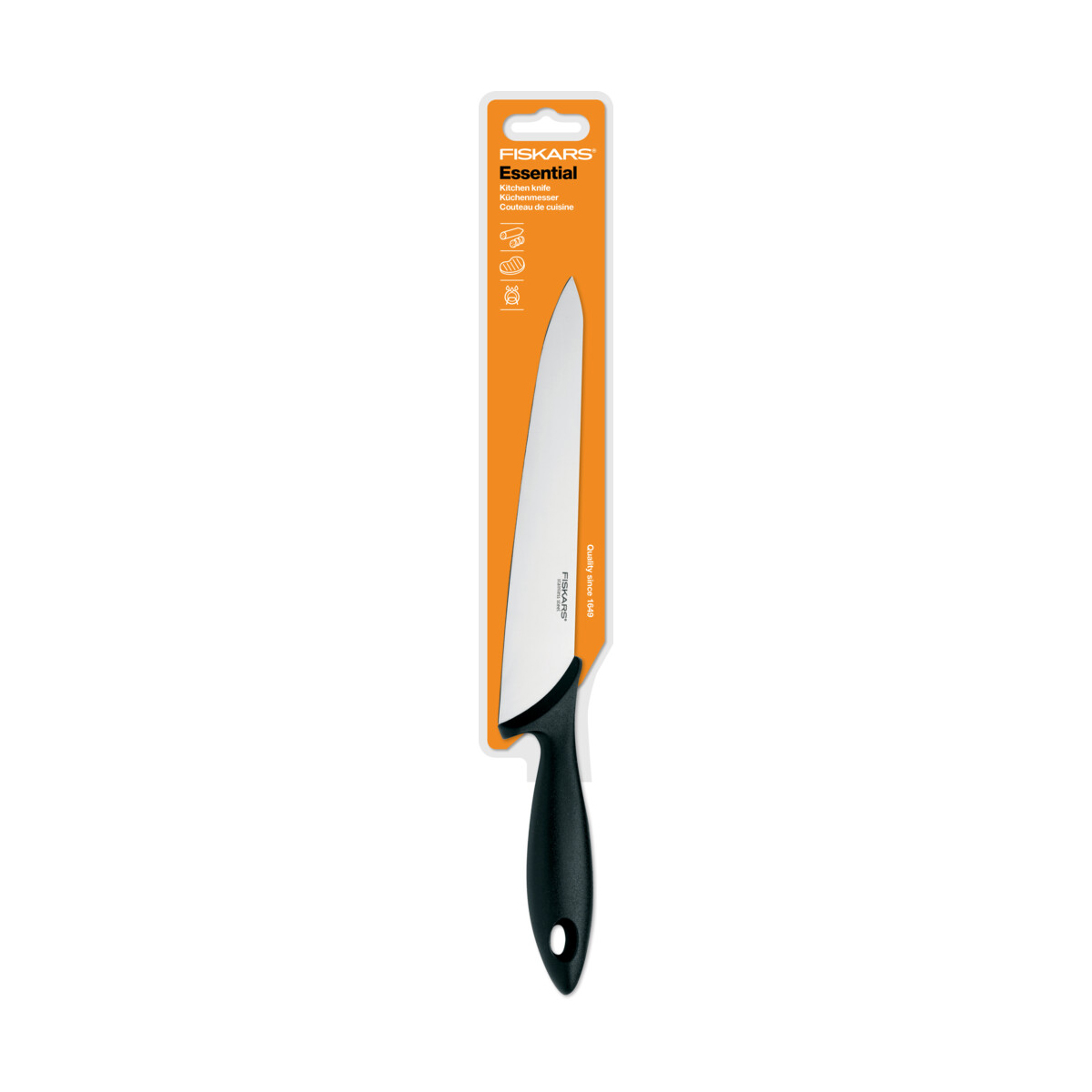 Нож кухонный "essential" 21 см (1/5) "fiskars" 1023776