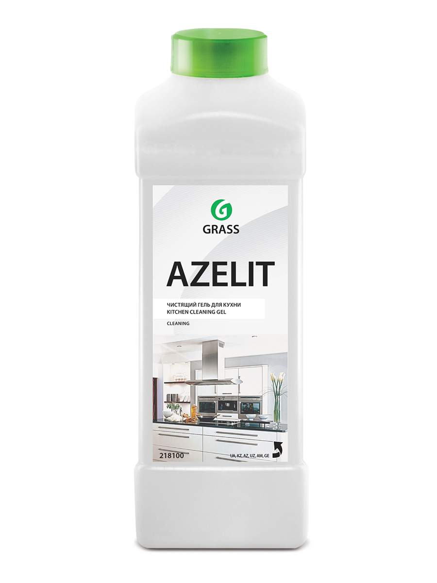 Средство для кухни чистящее "azelit" 1 л (концентрат) (1/12) "grass"