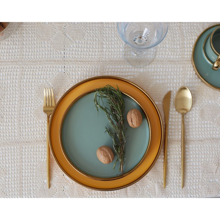 Скатерть "этель" ажур 130*180 см (белый) (1/100) 7448974