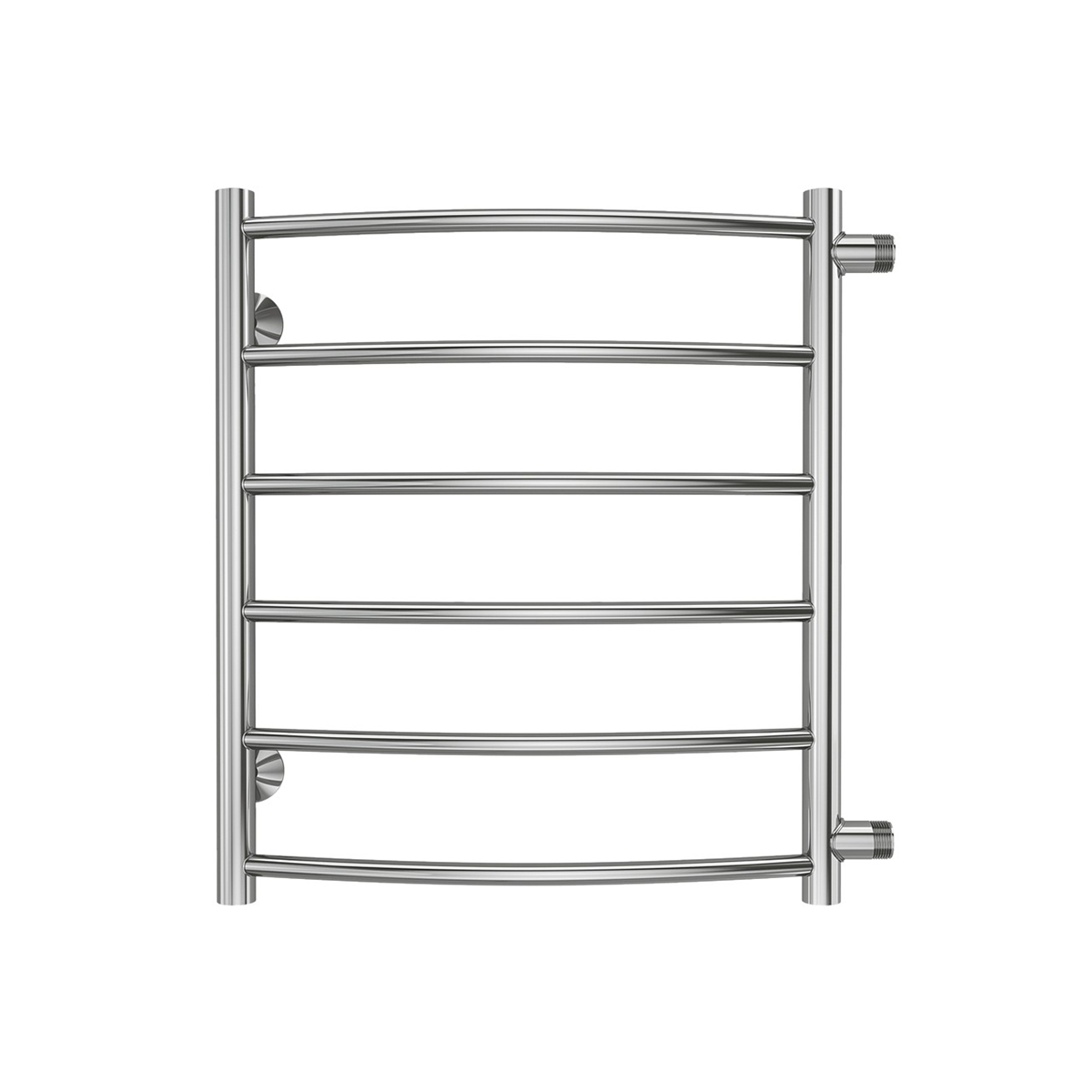 Полотенцесушитель водяной "классик" п6 500*600 боковое подключ. 500 (хром) "terminus"