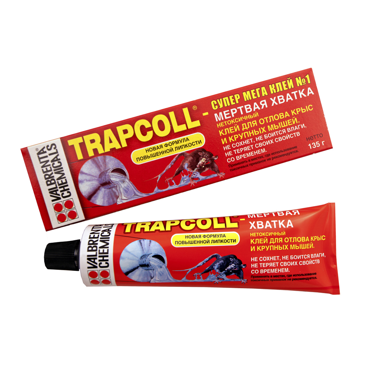 Средство от грызунов "trapcoll" клей 135 г (1/50)