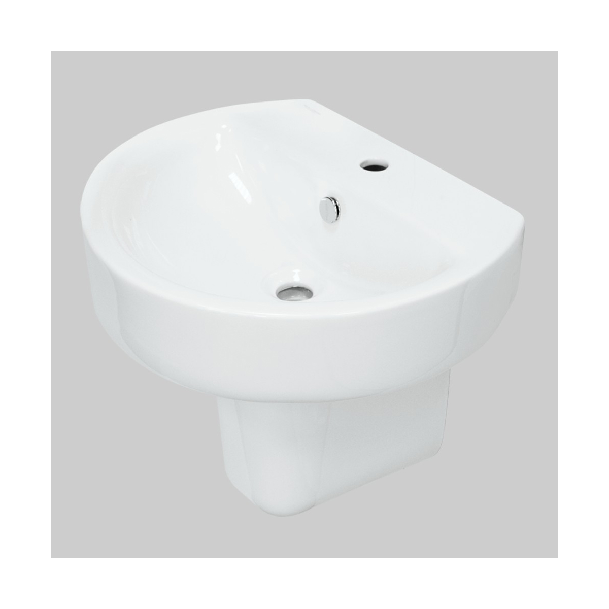 Раковина "best" белая "sanita luxe"  wb.pd/best/55-c/wht.g/s1