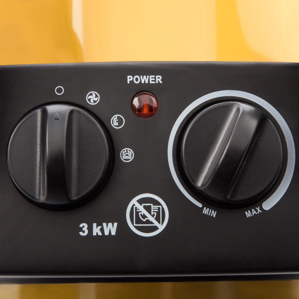 Тепловая пушка, керамический нагреватель (тепловентилятор) DHC 3-150, 230 В, 0.025/1.5/3 кВт Denzel (96431)