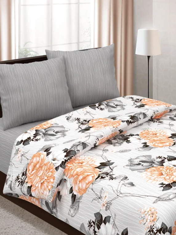 Постельное белье "пралине" 1,5 сп. (бязь 125 г/м) (1) амавес-текстиль