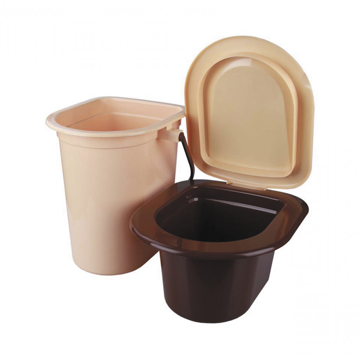 Ведро-туалет со съемным горшком 17 л (1/5) "альтернатива" м3051