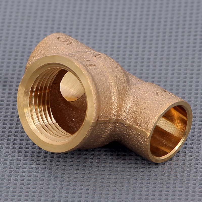 Тройник переходной под пайку ВР 15 х 1/2" VIEGA медный