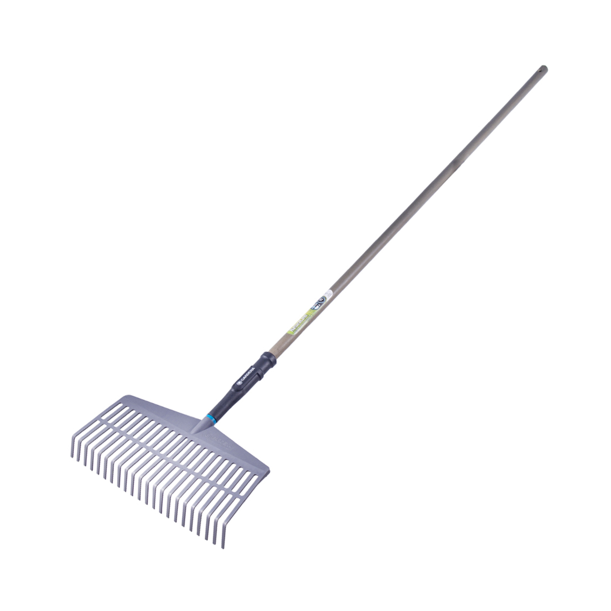 Грабли для листьев пласт. 430 мм natureline с дерев. черенком (1/4) "gardena" 17105-20.000.00