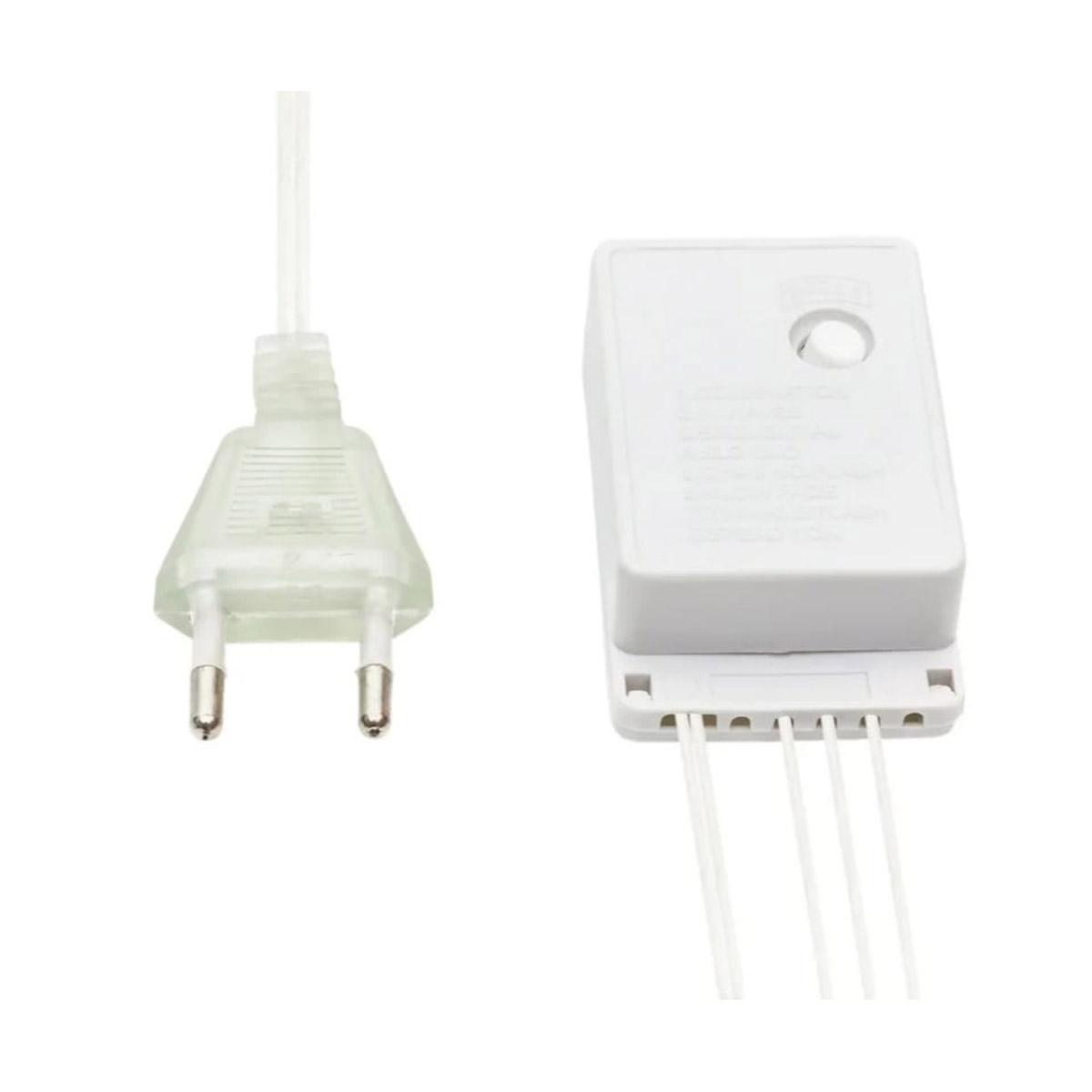 Электрогирлянда "твинкл лайт" 4 м, 25 разноцв. ламп, шнур прозр. (1/96) "neon-night" 303-169