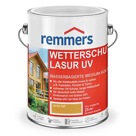 Remmers Wetterschutz-Lasur UV / Реммерс декоративная универсальная лазурь на водной основе