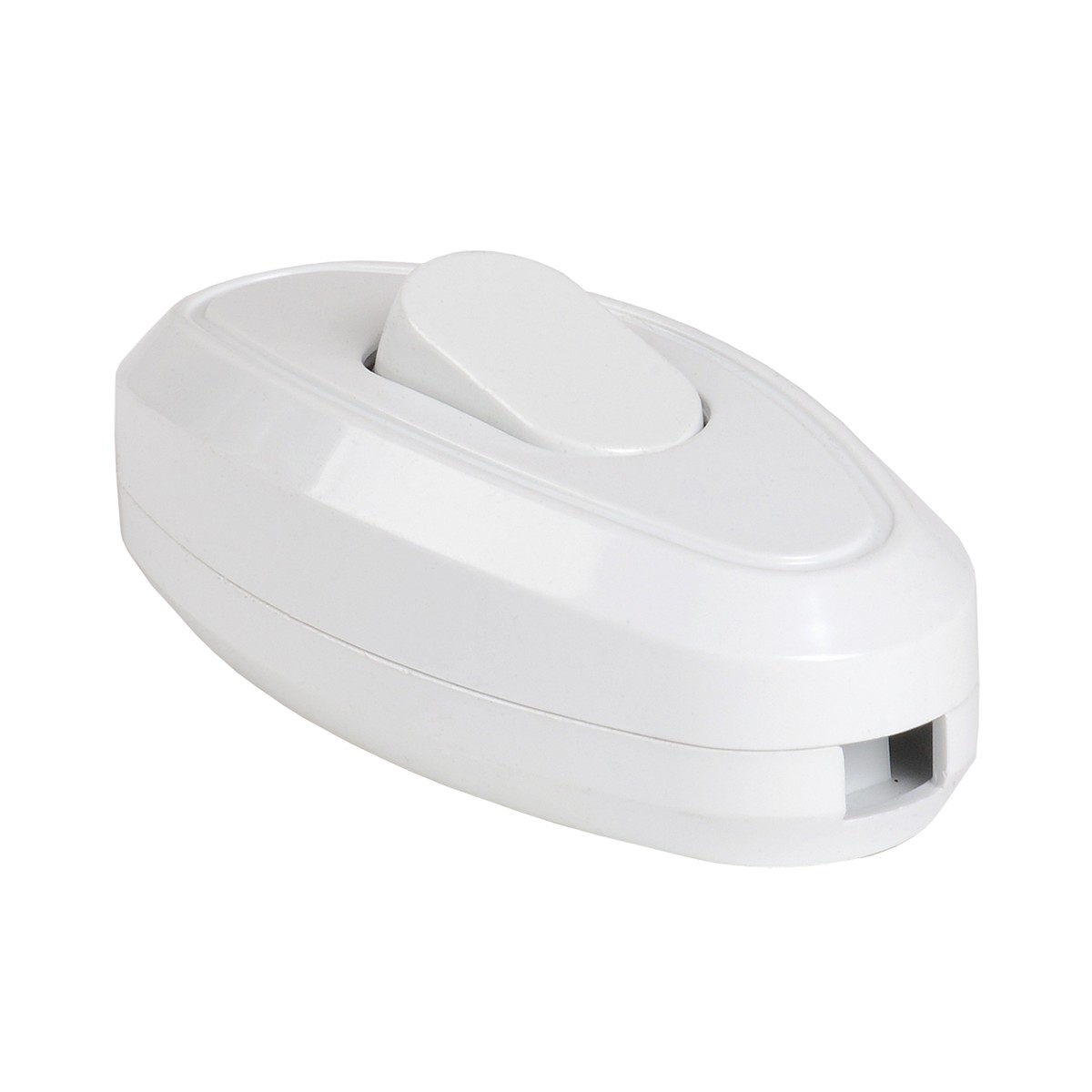 Выключатель разборный для бра 1 кл. вб-01б, белый (1/50/1000) "iek"