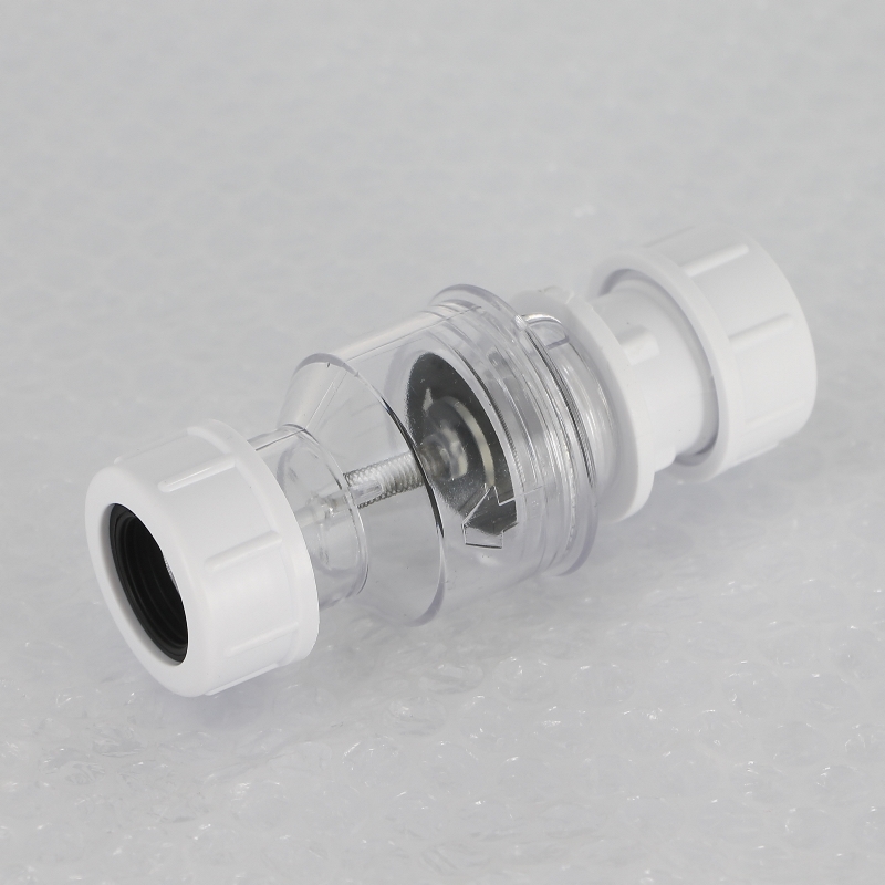 Клапан McALPINE обратный вертикальный 19-23 мм компрес., прозрачный