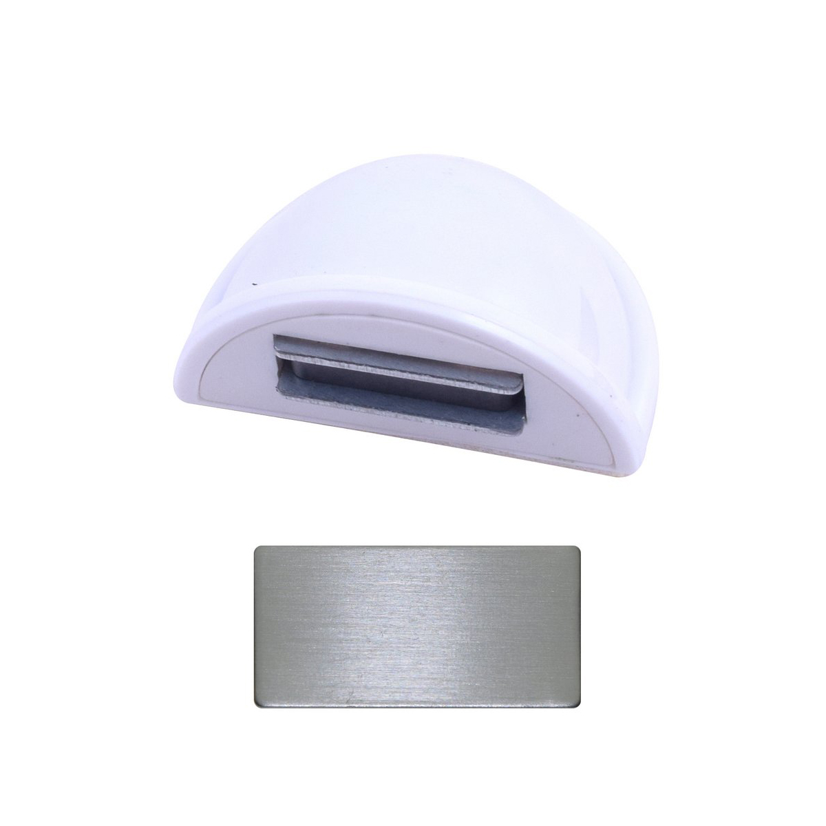 Фиксатор для дверей напольный с магнитом (1/12/144) "мультидом" ms45-13