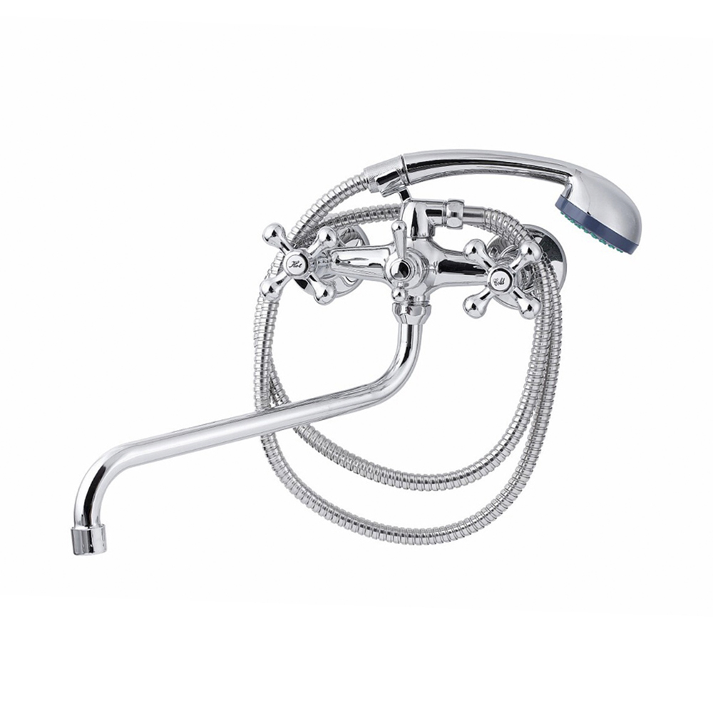 Смеситель для ванн "tsarsberg" 111-95 длинный излив  (1/10) "профсан"