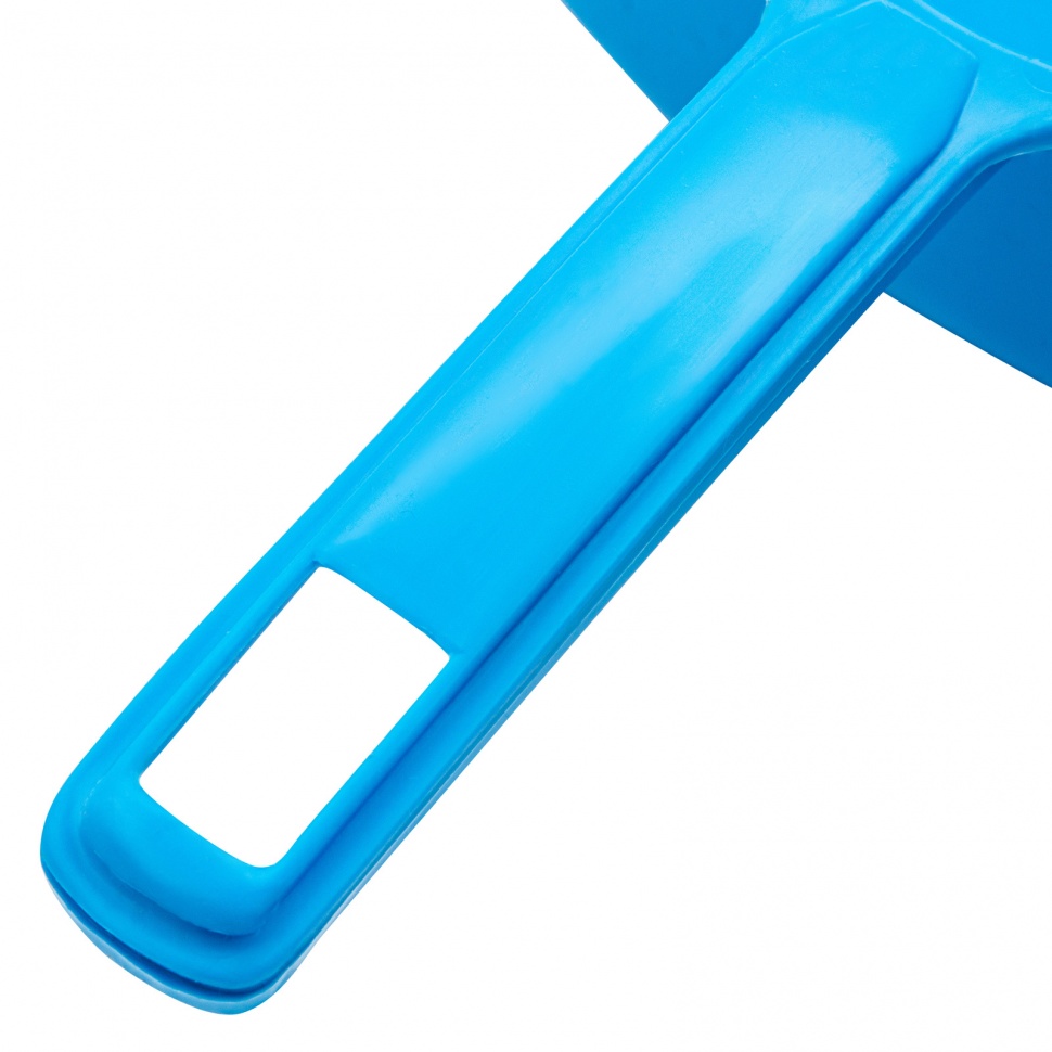 Набор: совок с кромкой 330 x 225 мм и щетка-сметка 285 мм, голубой, Home Palisad (933105)