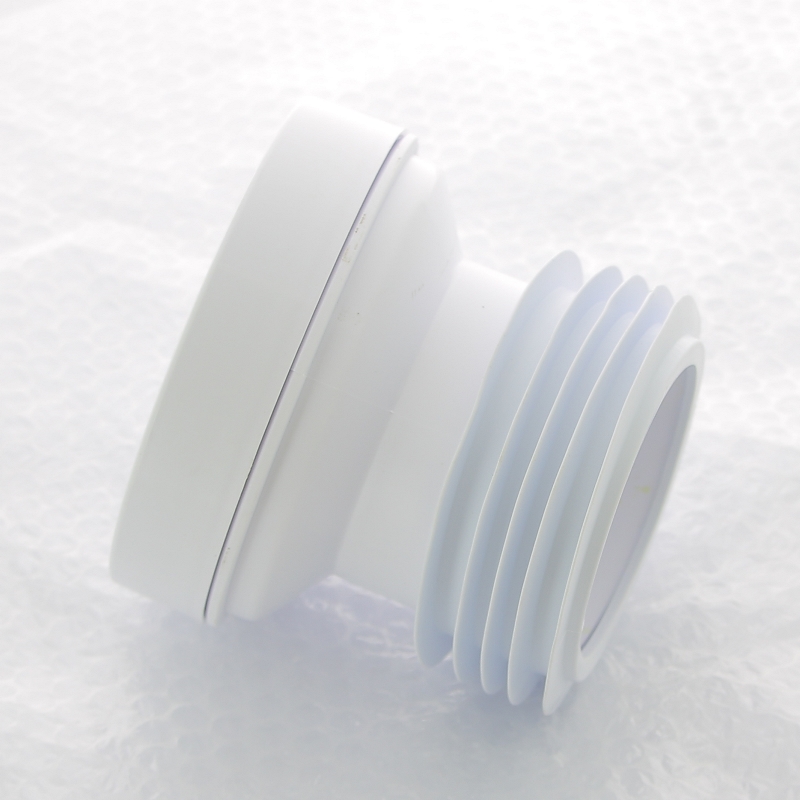 Труба McALPINE фановая L=140 мм под углом 14 с манжетой, вход 97-107 мм, выход внутрь 110 мм