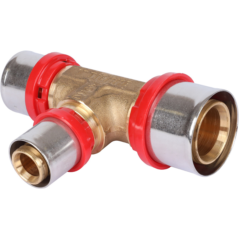 Тройник редукция 32 x 20 x 26 под пресс для МП труб TIEMME