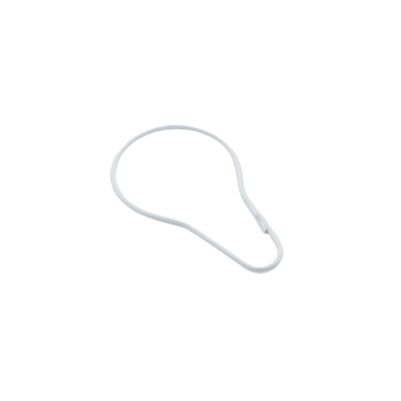 Кольца для штор в ванную металлич. набор 12 шт. (белые) (1/50) "iddis" rinmwt0i15