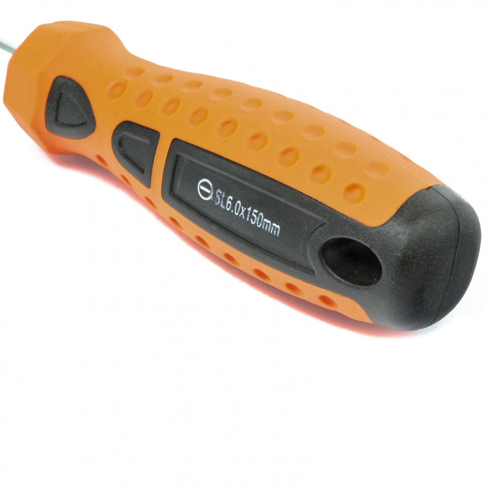 Отвертка "Point", SL6 х 150 мм, CrV, двухкомпонентная рукоятка Sparta (11769)