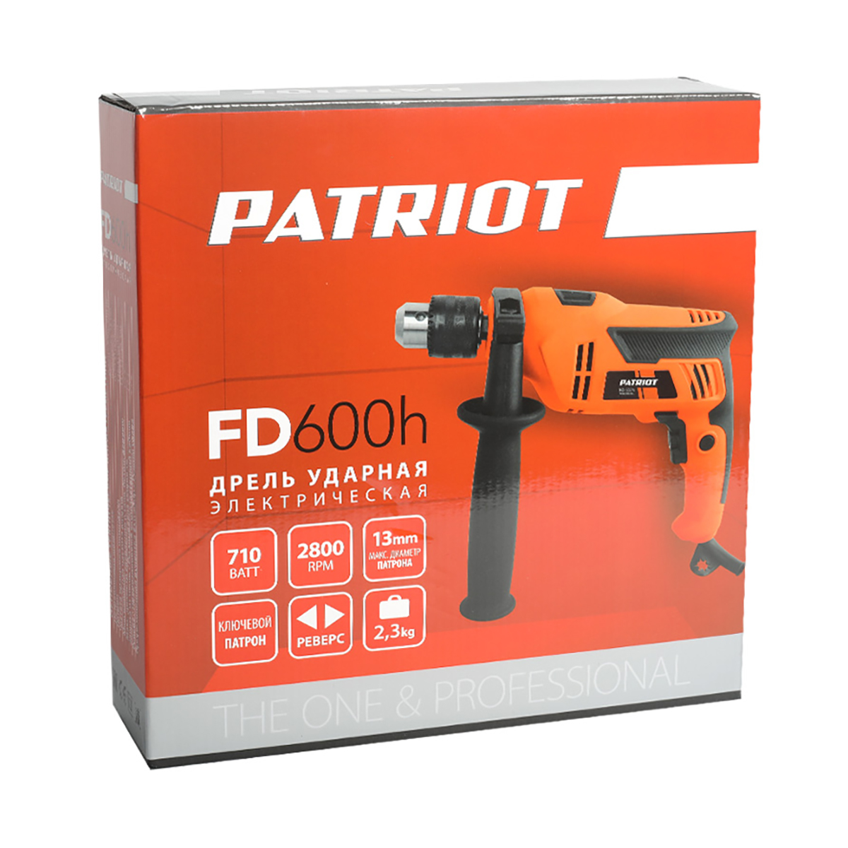 Дрель ударная fd 600h (1/5) "patriot" 120301440