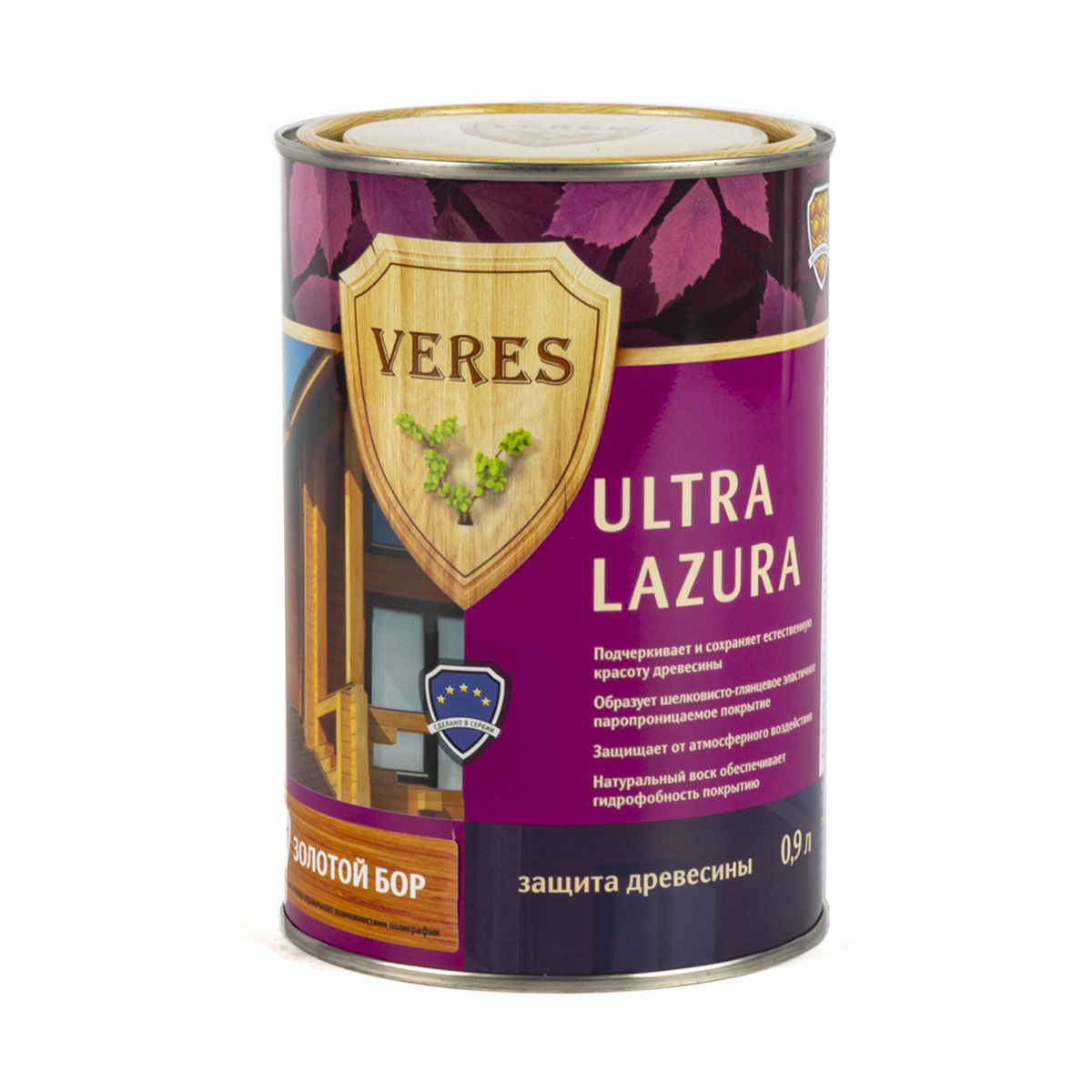 Верес ультра лазура №17 золотой бор  0,9 л (1/6) "veres"