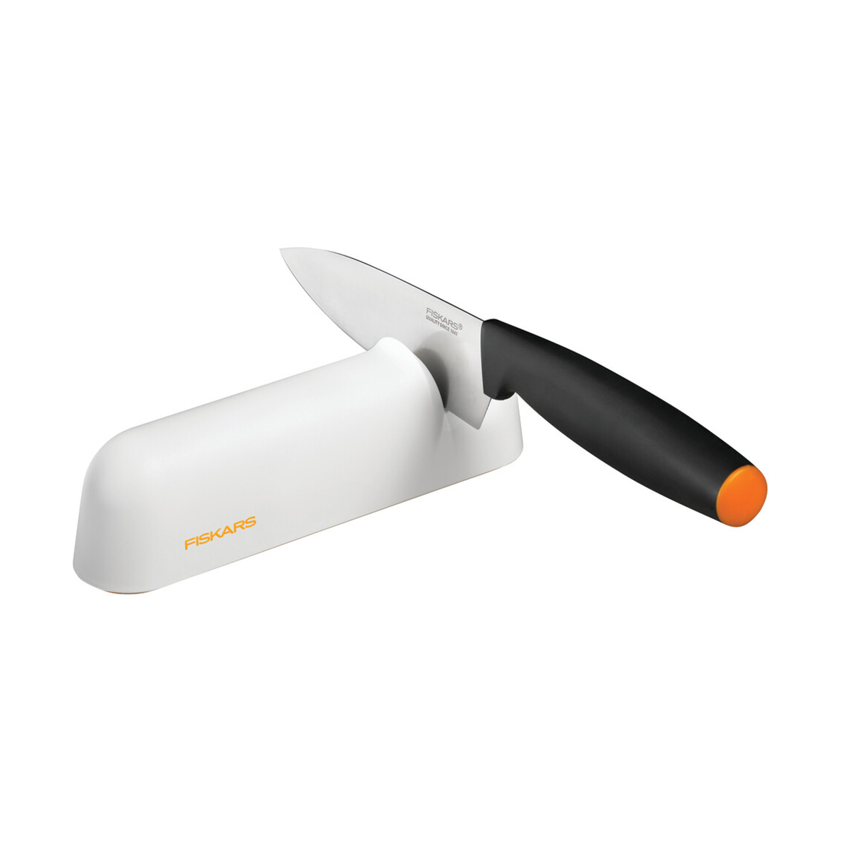 Точилка для ножей "roll-sharp" (белая) (1/5) "fiskars" 1014214