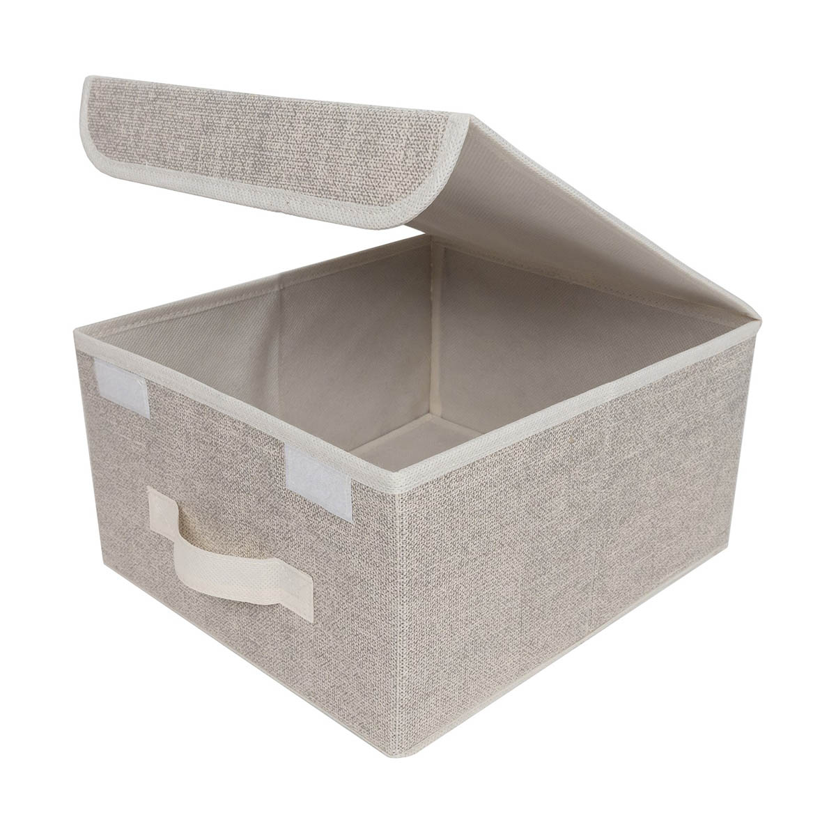 Короб для хранения "linen" 28*30*16 см с крышкой (1/12) "eg"