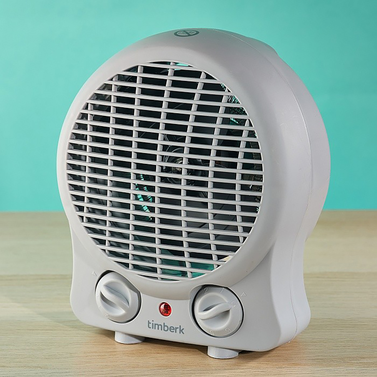 Тепловентилятор настольный спираль t-fh2-b10s-w 2 квт (белый) (1/12) "timberk"