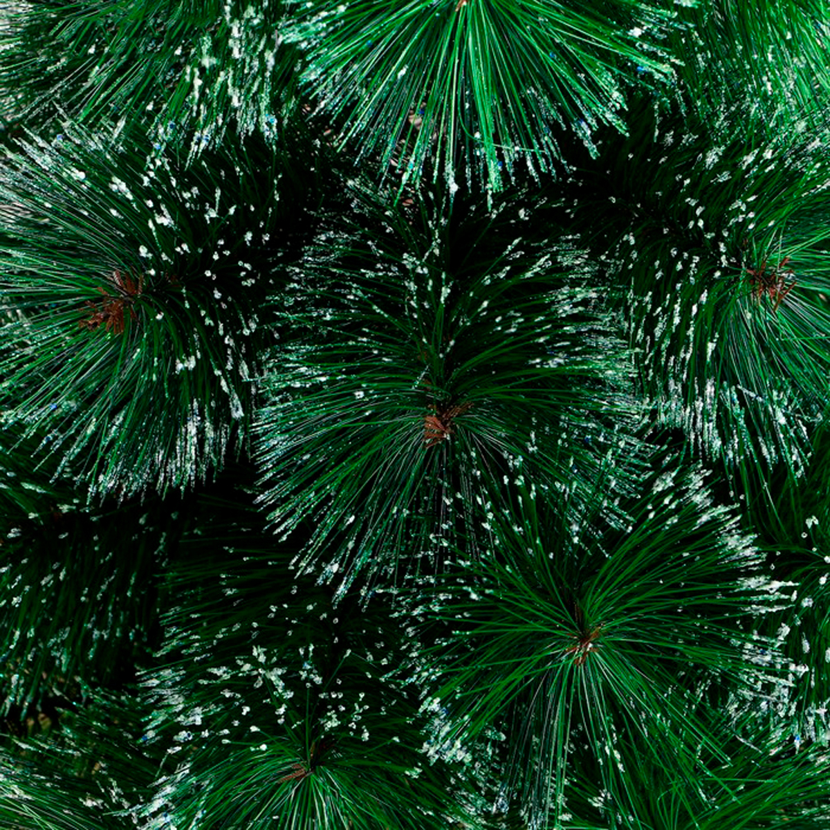 Кедр декор. 60 см, 35 веток (зеленый перелив.) "зимнее волшебство" 540653