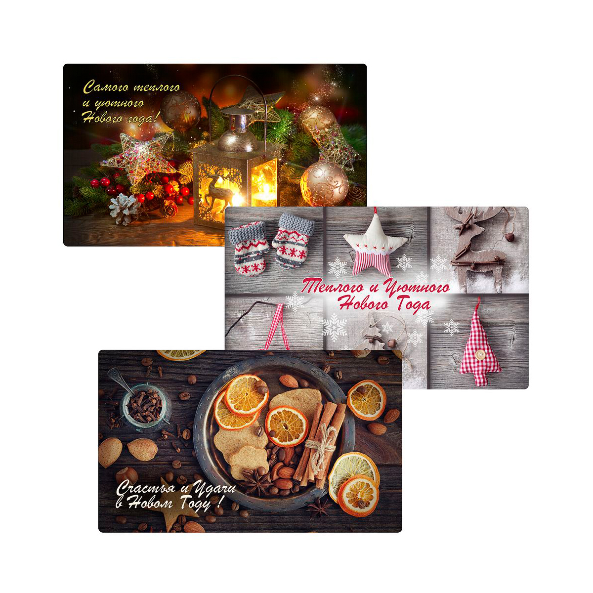 Доска разделочная дерев. "christmas" 29*17 см (6/48) "мультидом"  мт2-135